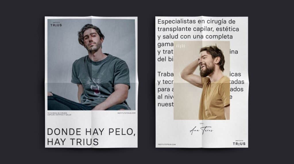 Pieza de campaña gráfica del Instituto Trius firmada por Mariona Agency