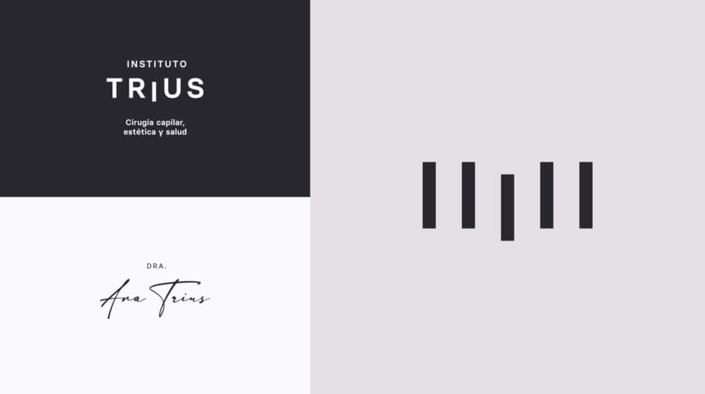 Papelería con la firma de marca del Instituto Trius, proyecto de Mariona Agency