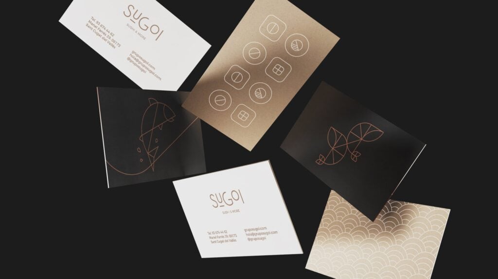 Packaging take away de Sugoi con la nueva identidad, Mariona Agency