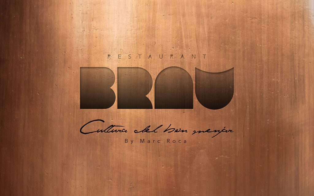 Brau Restaurant, branding creado por Mariona Agency