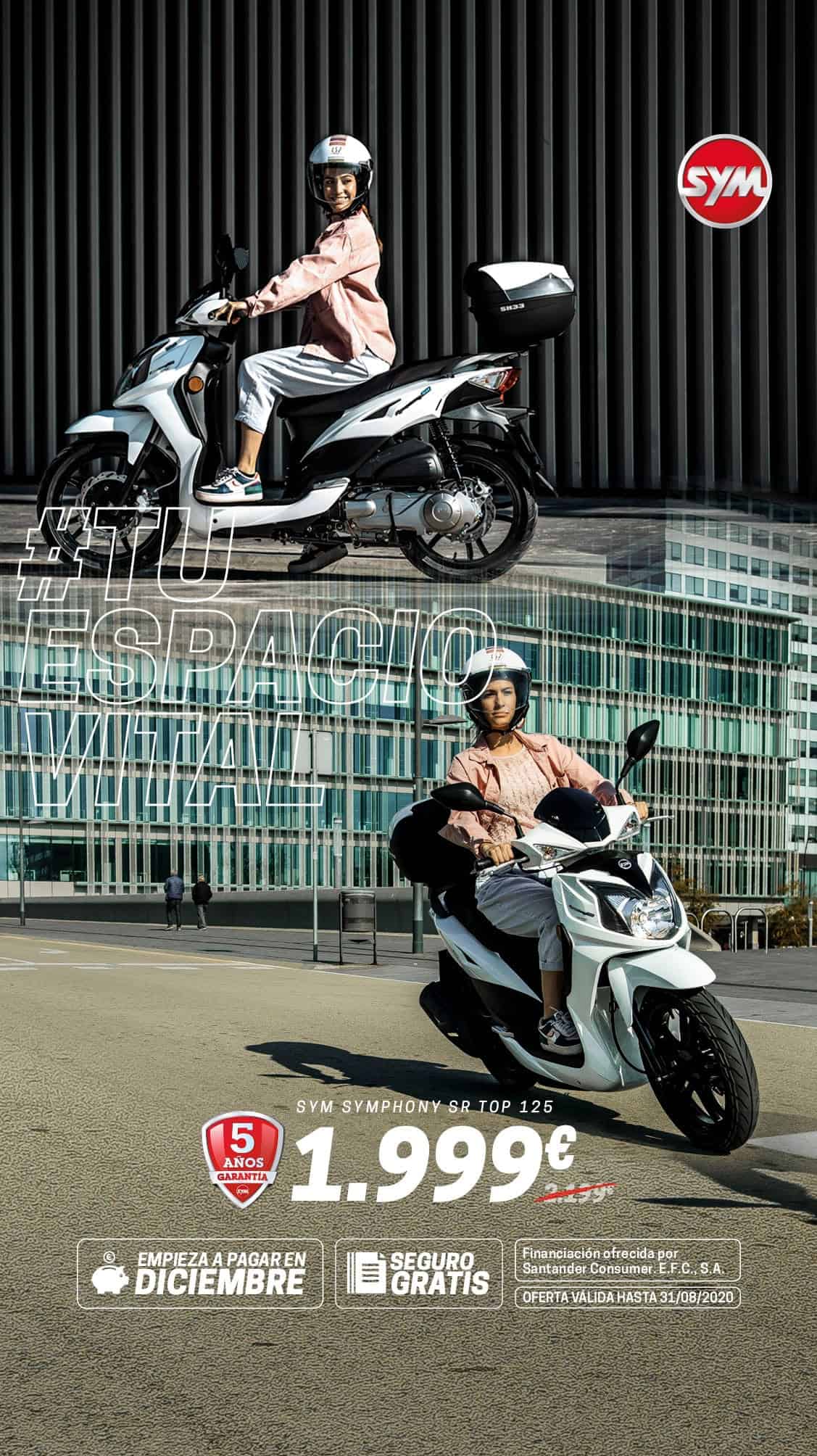Publicidad online de SYM España firmada por Mariona Agency