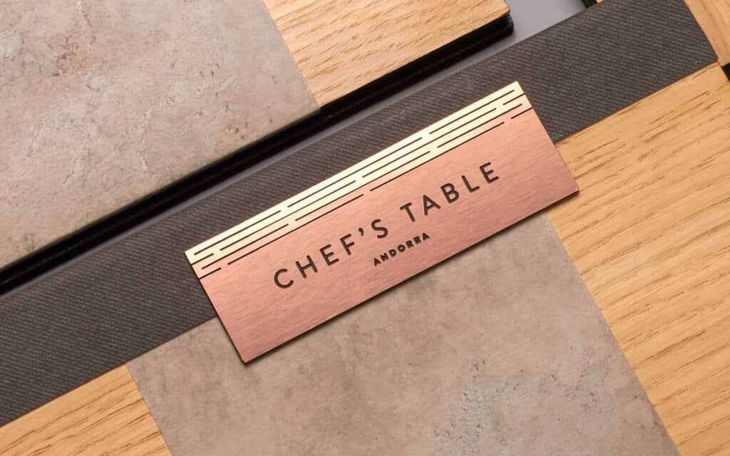 Branding gastronómico para Chef's Table Andorra
