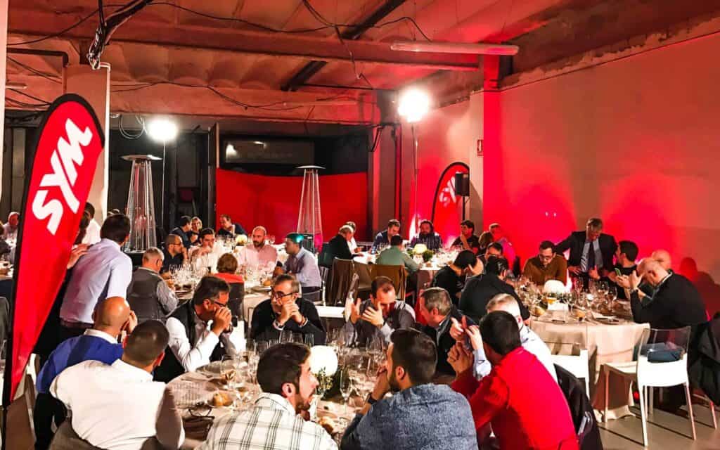 Cierre del evento anual de SYM producido por Mariona Agency en Barcelona