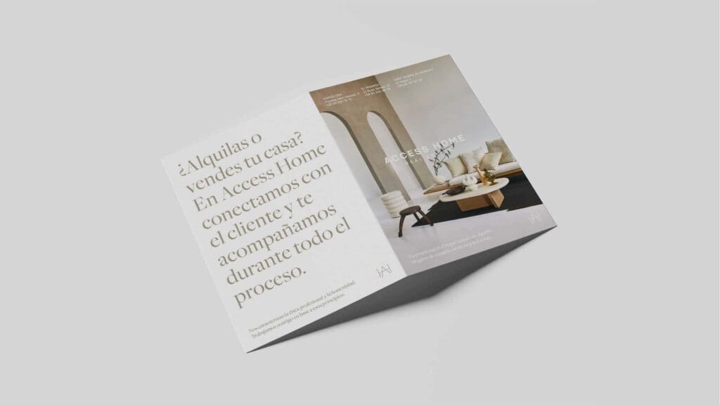 Piezas impresas de Access Home, obra de Mariona Agency