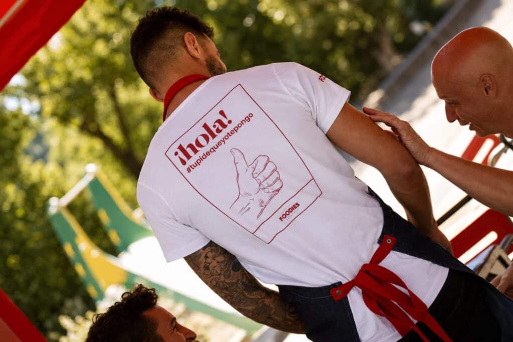 Equipo de Foodies con la identidad creada por Mariona Agency