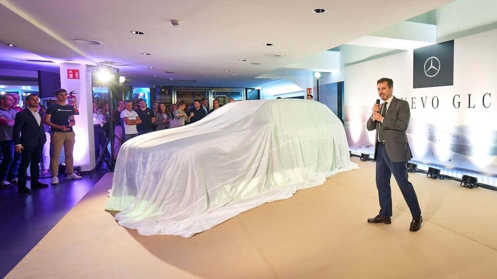 Presentación del Mercedes-Benz GLC para LG Barcelona producida por Mariona Agency