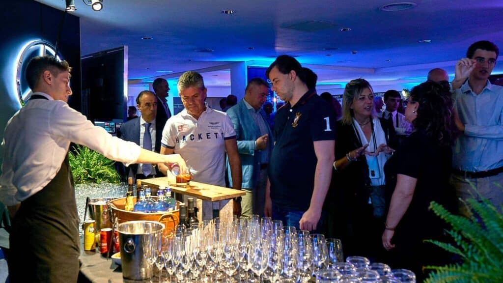 Ambiente del evento de presentación del nuevo Mercedes-Benz GLC