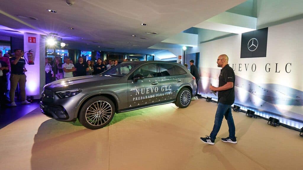 Cierre de la presentación del Mercedes-Benz GLC producida por Mariona Agency en LG Barcelona
