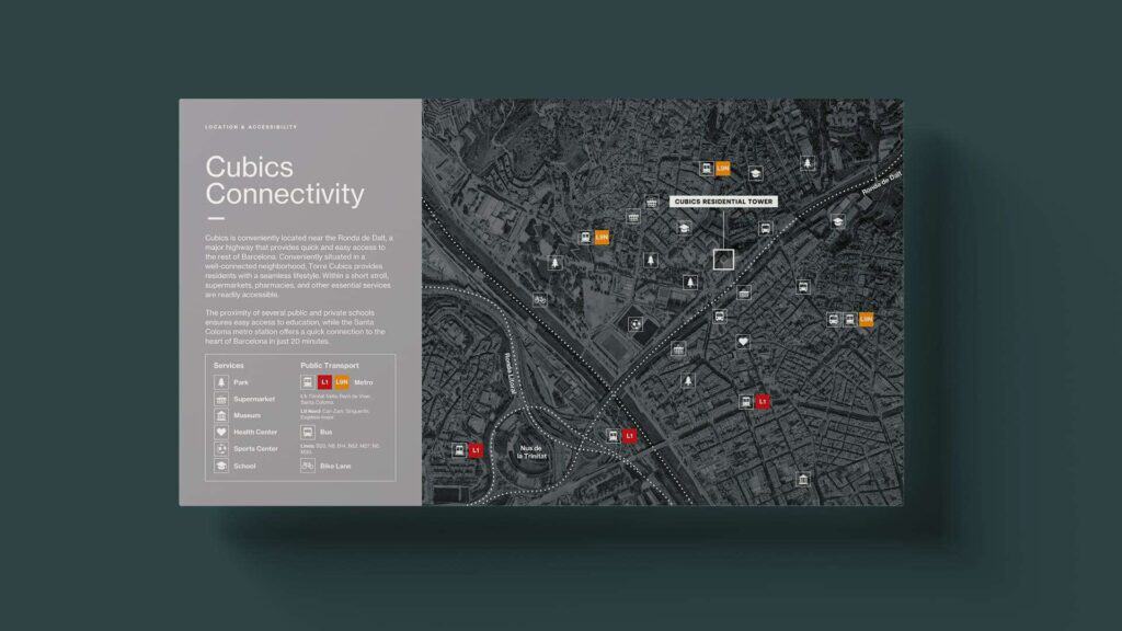 Documento corporativo de CBRE maquetado por Mariona Agency