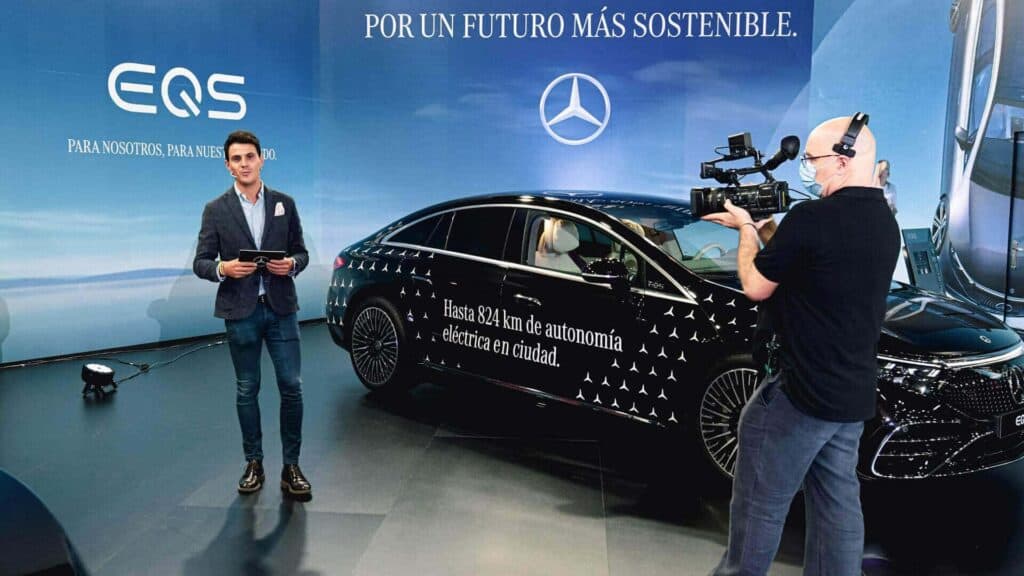Mercedes-Benz EQS presentado en el Salón Automobile Barcelona