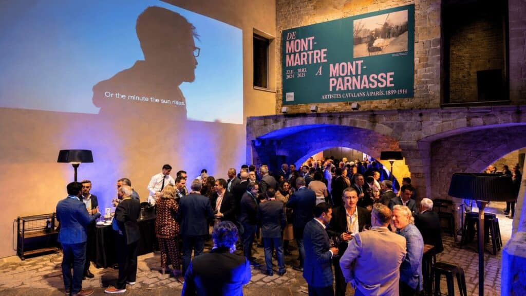 Detalle de la producción del evento de NTT Data a cargo de Mariona Agency