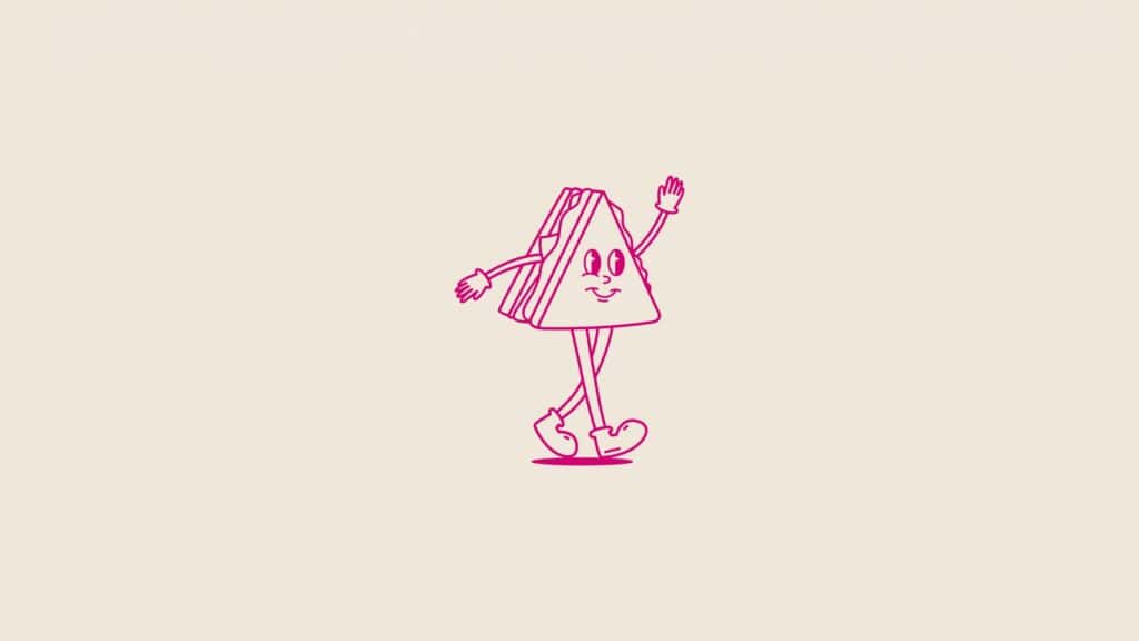 Mascota ilustrada de Sand Farcit creada por Mariona Agency
