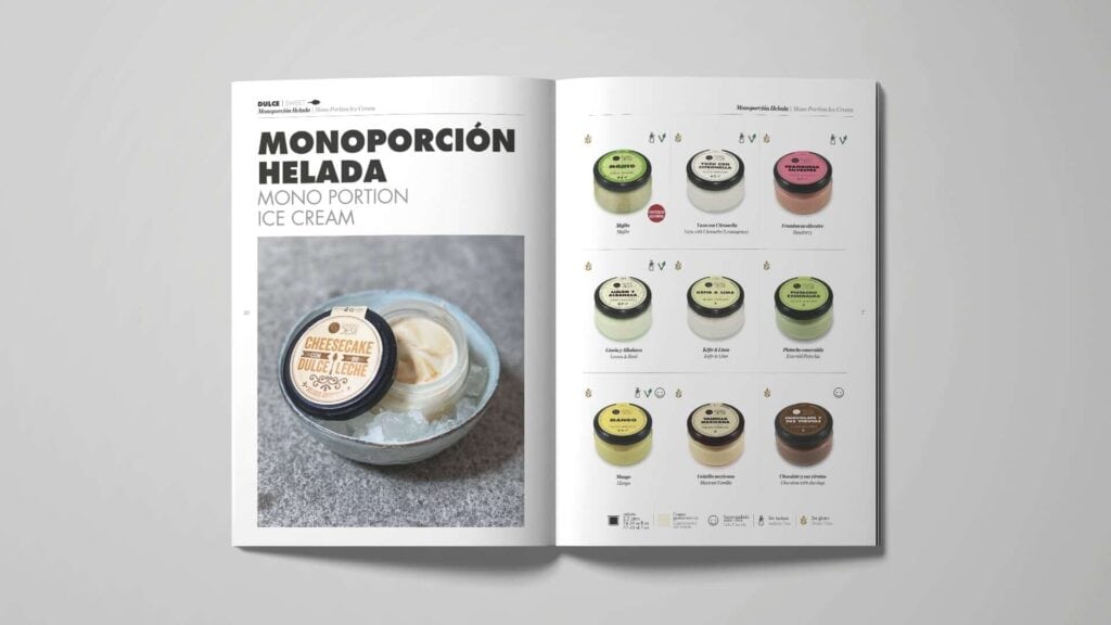 Pieza gráfica editorial de Sandro Desii diseñada por Mariona Agency