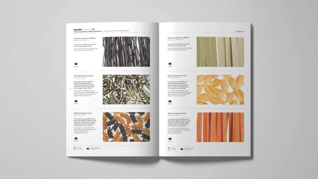 Material gráfico editorial de Sandro Desii diseñado por Mariona Agency