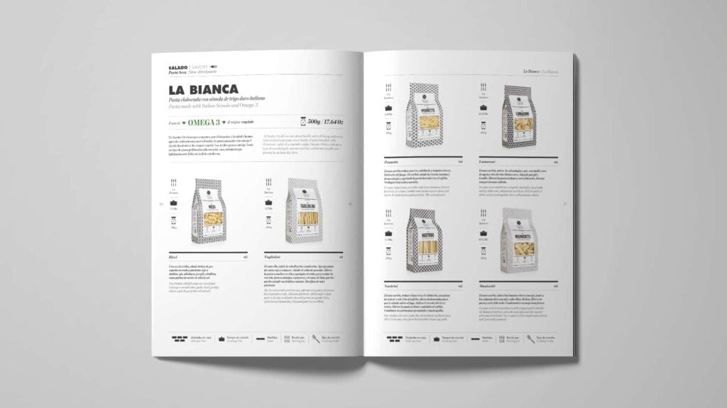 Aplicación del diseño editorial de Sandro Desii por Mariona Agency