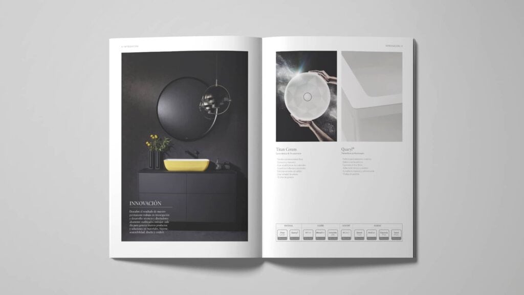 Portada editorial de Villeroy & Boch bajo la dirección de arte de Mariona Agency