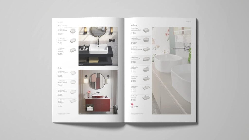 Composición editorial para Villeroy & Boch creada por Mariona Agency