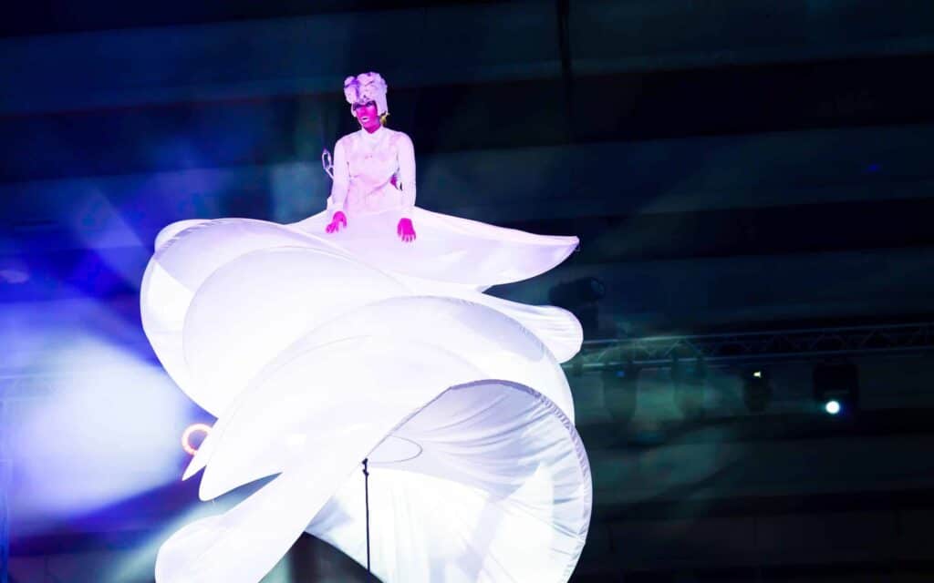 Puesta en escena general del evento BMW Corporate por Mariona Agency