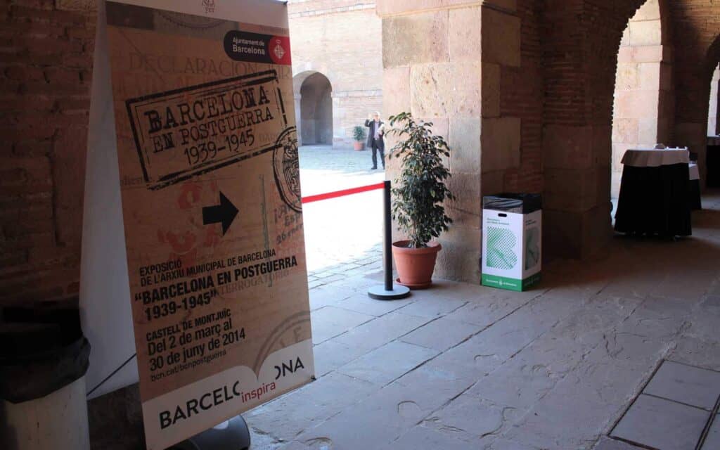 Comunicación de la muestra Barcelona en Postguerra, Mariona Agency
