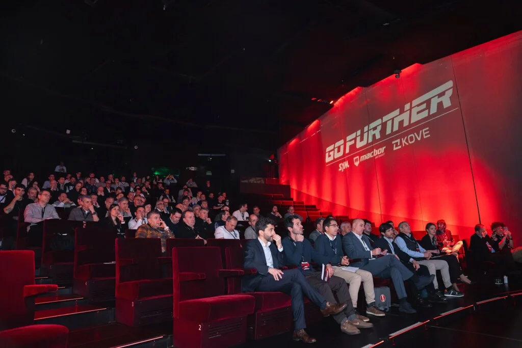 SYM, Macbor and KOVE dealers in the room at Grupo Motos Bordoy’s “Go Further” convention