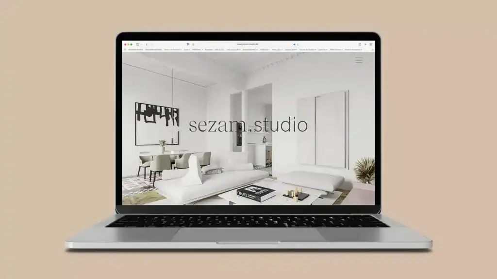 Branding impreso de Sezam Studio por Mariona Agency