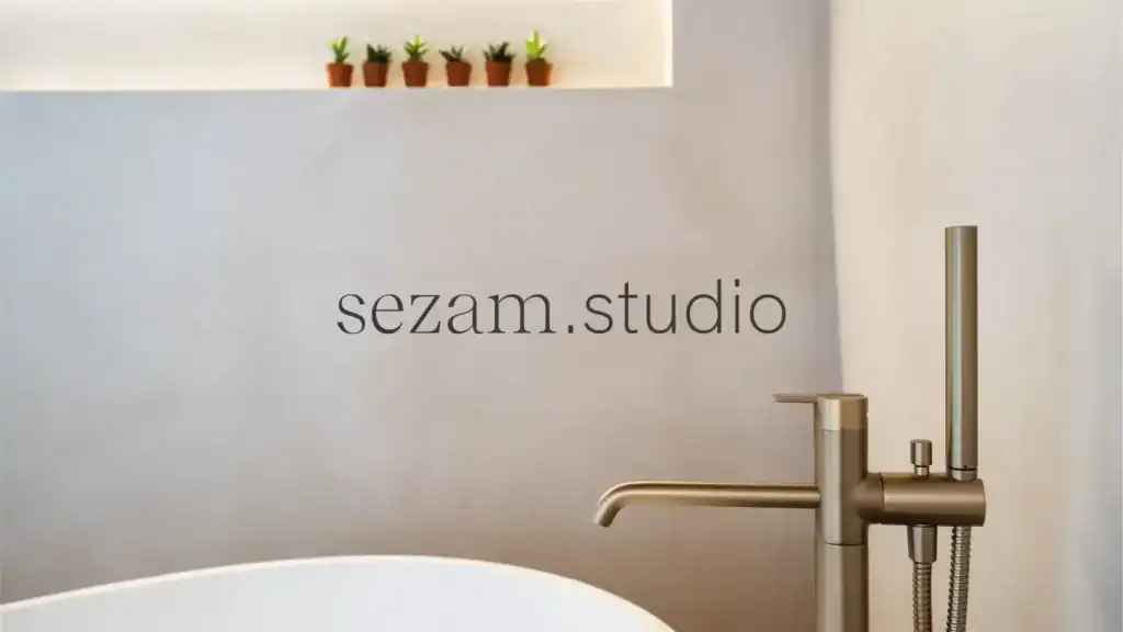 Sistema de identidad visual del estudio de interiorismo Sezam Studio