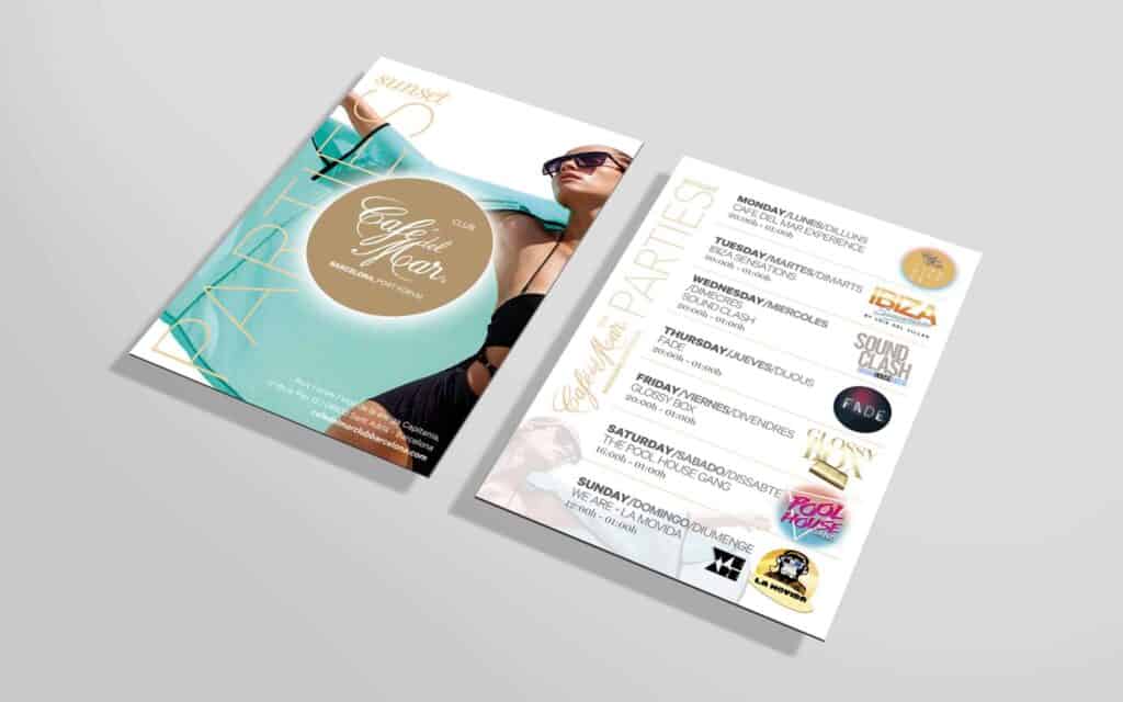 Identidad visual de Café del Mar Barcelona creada por Mariona Agency
