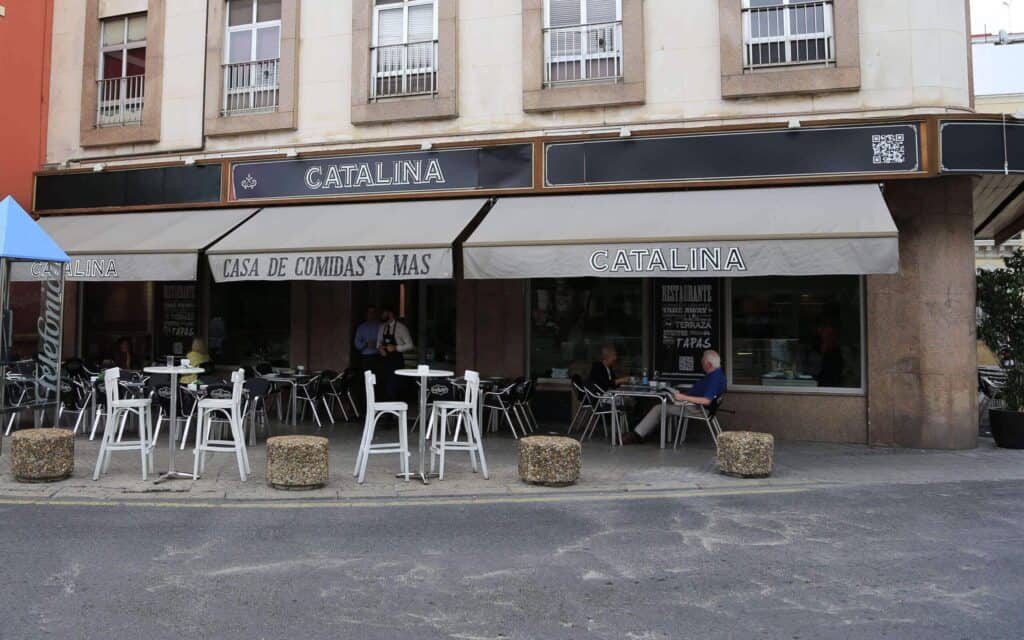 Señalética del restaurante Catalina realizada por Mariona Agency