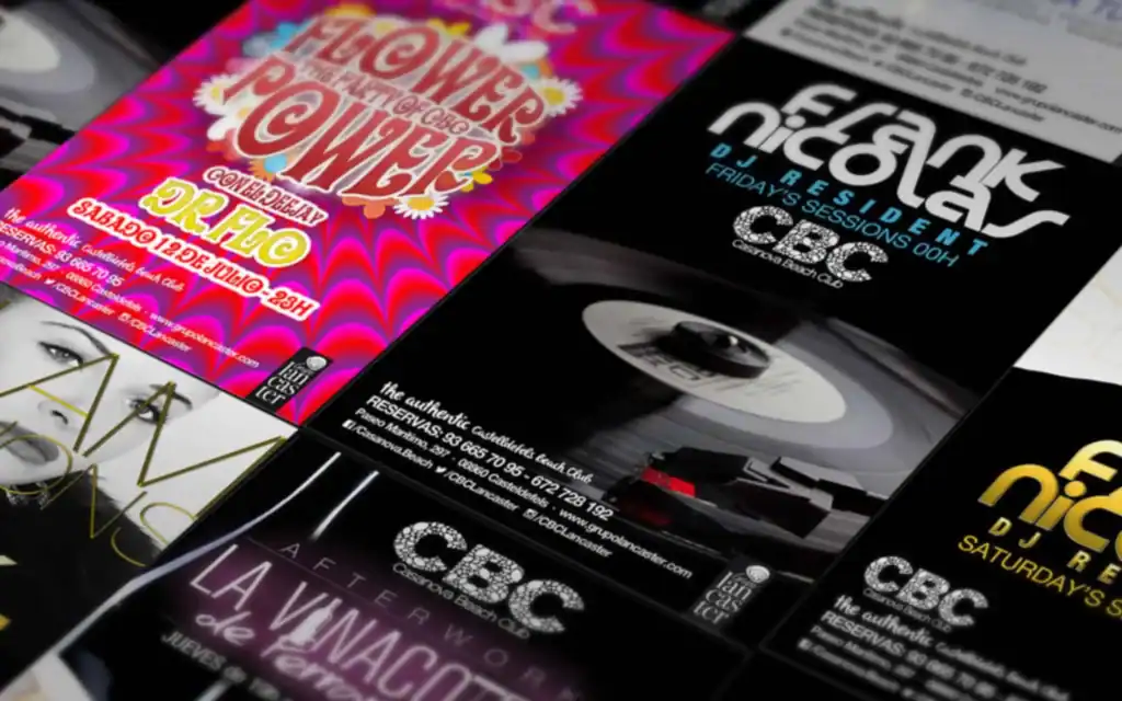Identidad de marca de CBC, beach club de Castelldefels, por Mariona Agency