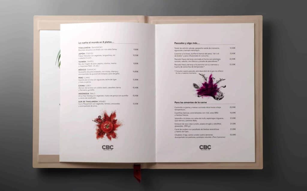 Espacio gastronómico de CBC unificado por la marca de Mariona Agency