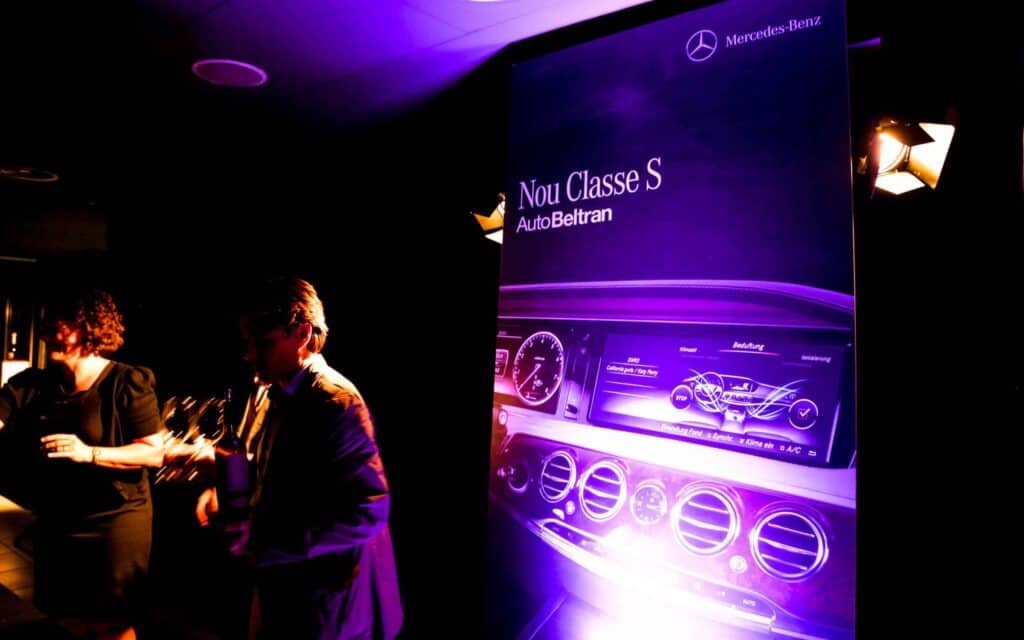 Espacio exclusivo del lanzamiento del Mercedes-Benz Clase S en Barcelona