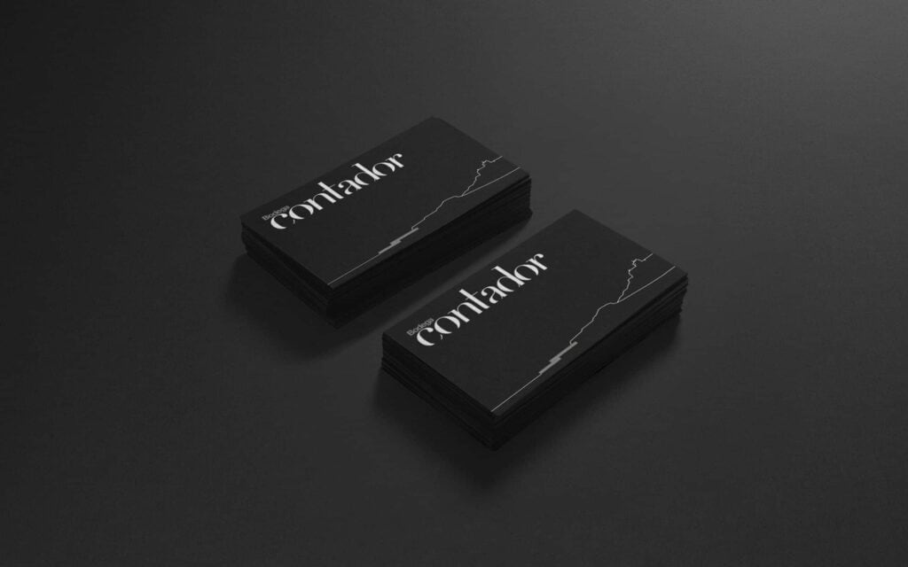 Identidad gráfica de Bodega Contador diseñada por Mariona Agency
