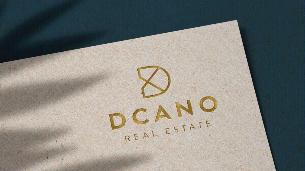 Logotipo de DCANO diseñado por Mariona Agency