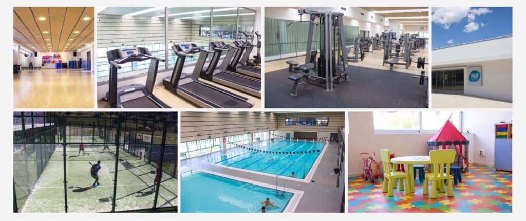 Imagen gráfica del H2O Fitness&Club de Canet de Mar, por Mariona Agency
