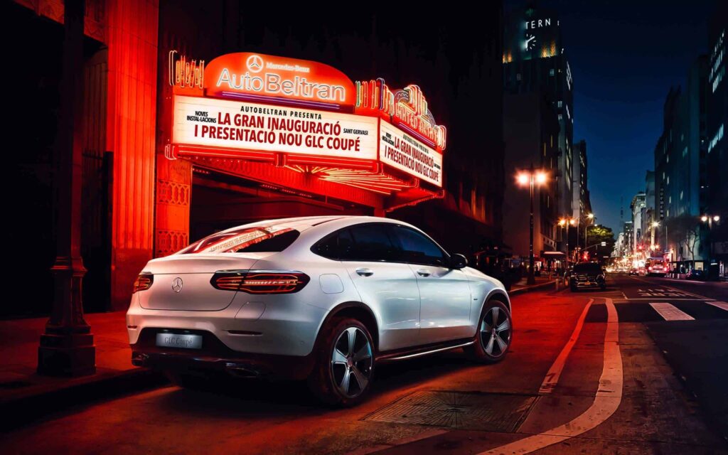 Presentación Mercedes-Benz GLC Coupé — proyecto de Mariona Agency