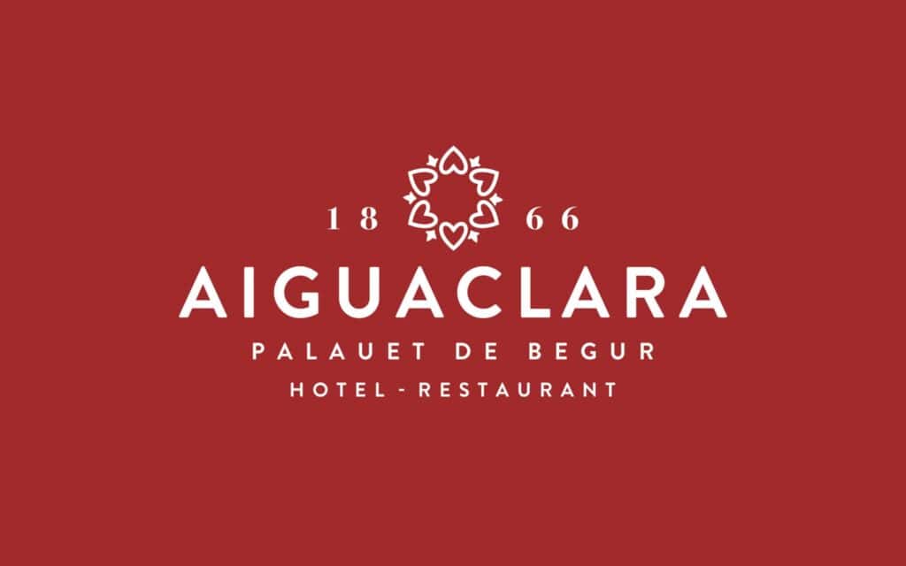 Identidad visual del Hotel Aiguaclara ordenada por Mariona Agency