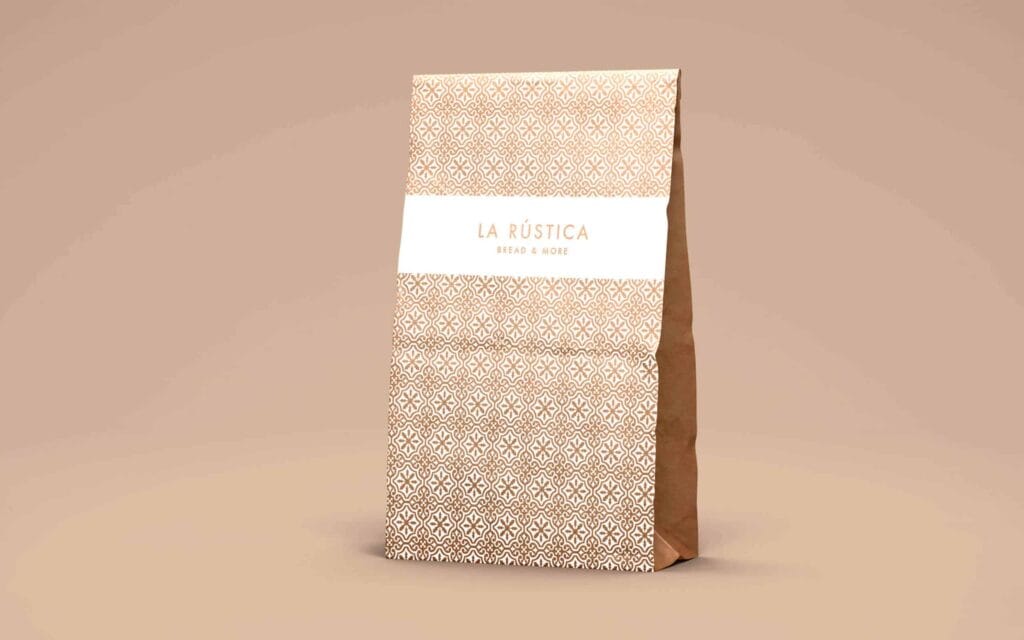 Logotipo de La Rústica creado por Mariona Agency