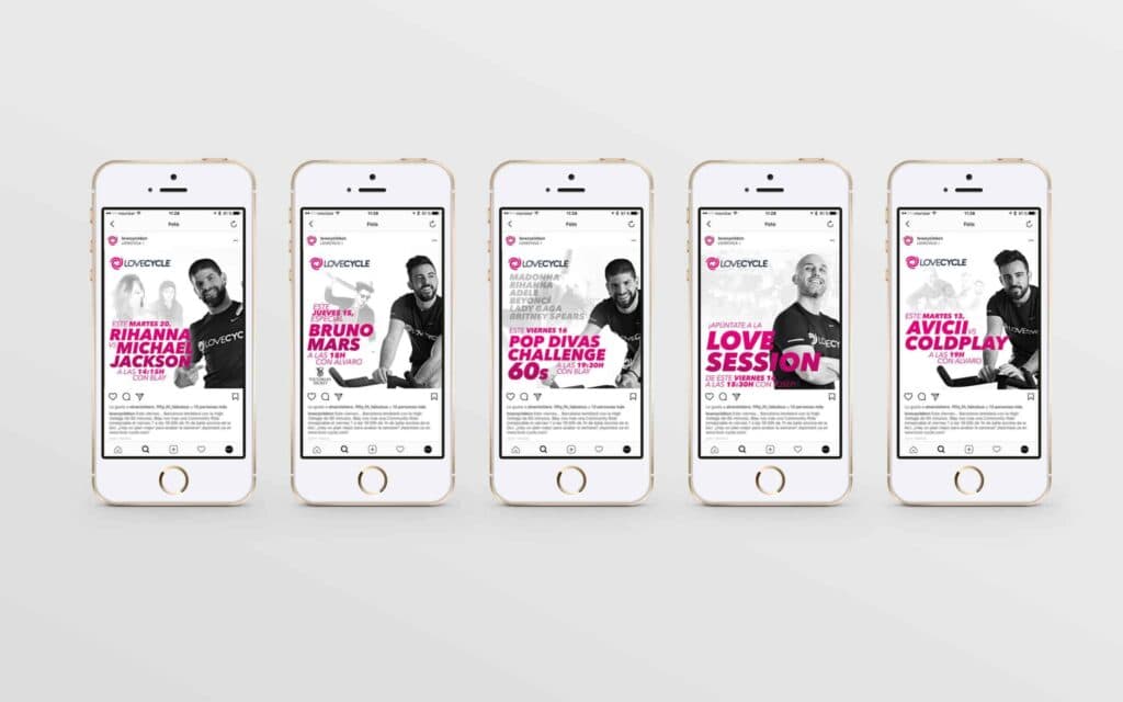 Plataforma de reservas de LoveCycle diseñada por Mariona Agency