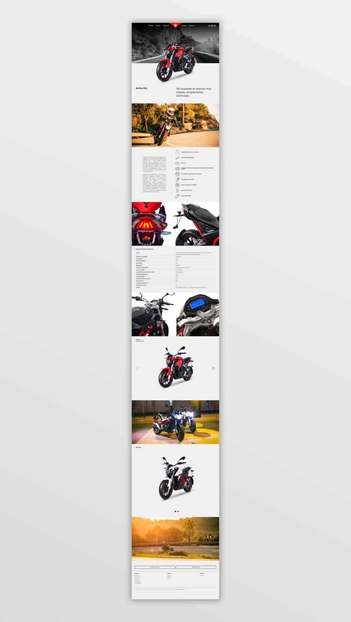 Diseño digital de la marca de motos Macbor por Mariona Agency