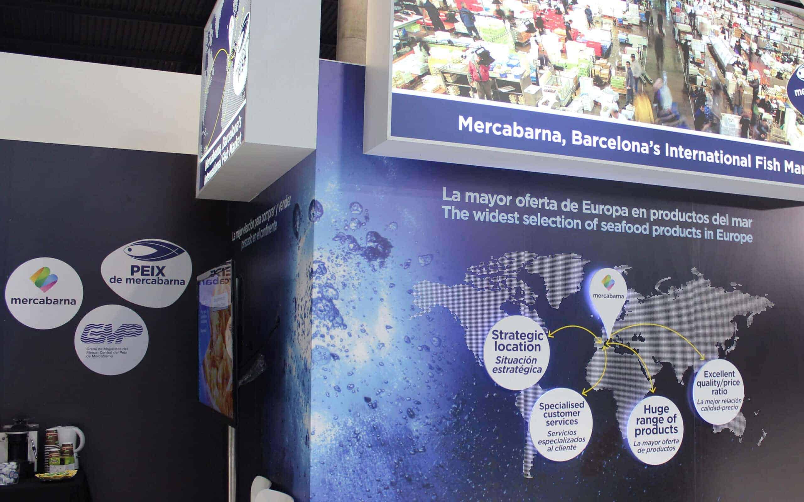 Señalética y rotulación del espacio de Mercabarna diseñada por Mariona Agency