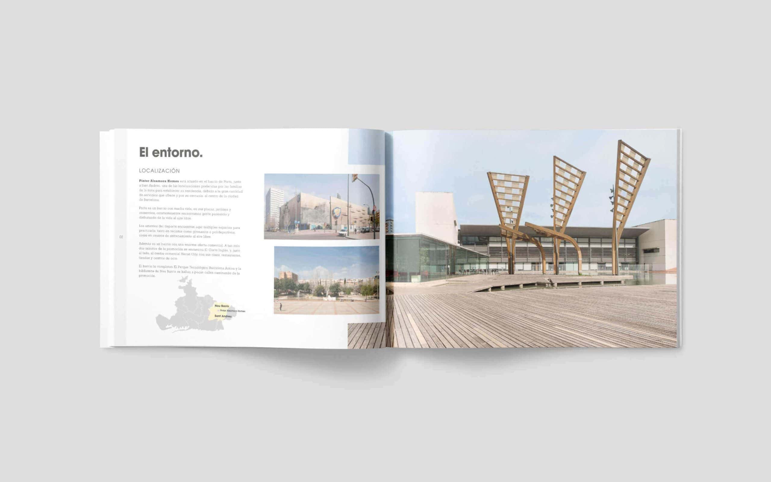 Sistema editorial de venta de Neinor Homes creado por Mariona Agency