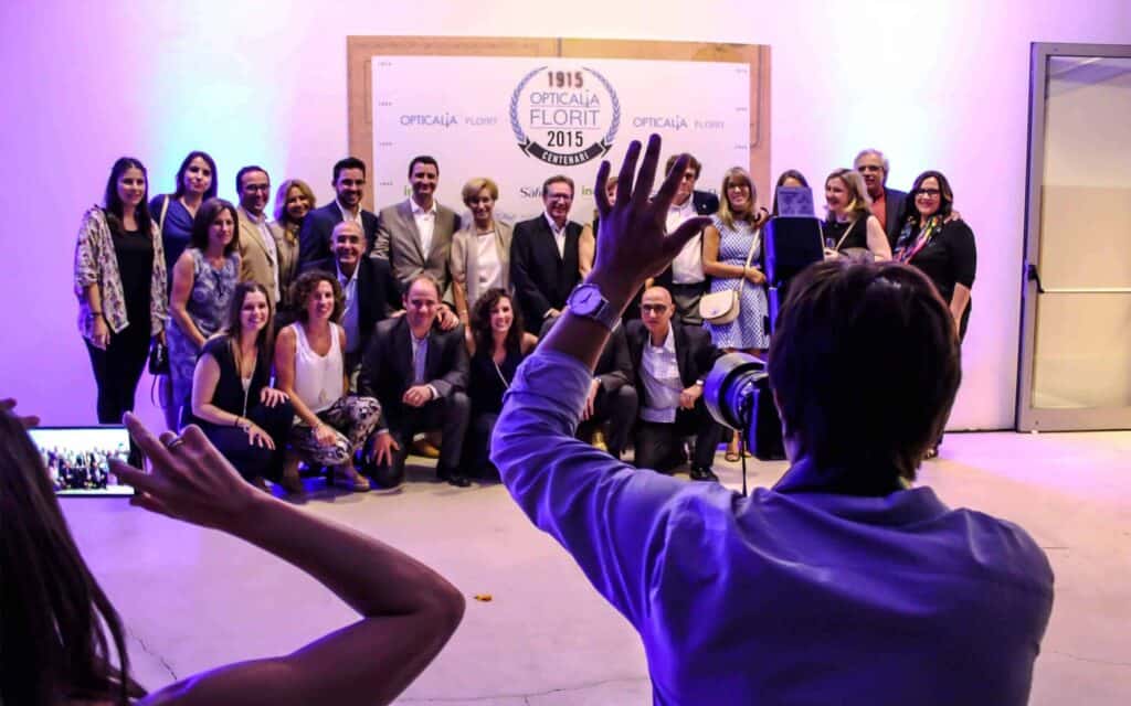 Catering de la gala de Opticalia Florit coordinado por Mariona Agency