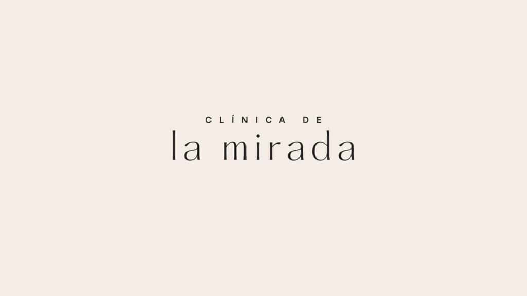 Identidad de marca de Clínica de La Mirada creada por Mariona Agency