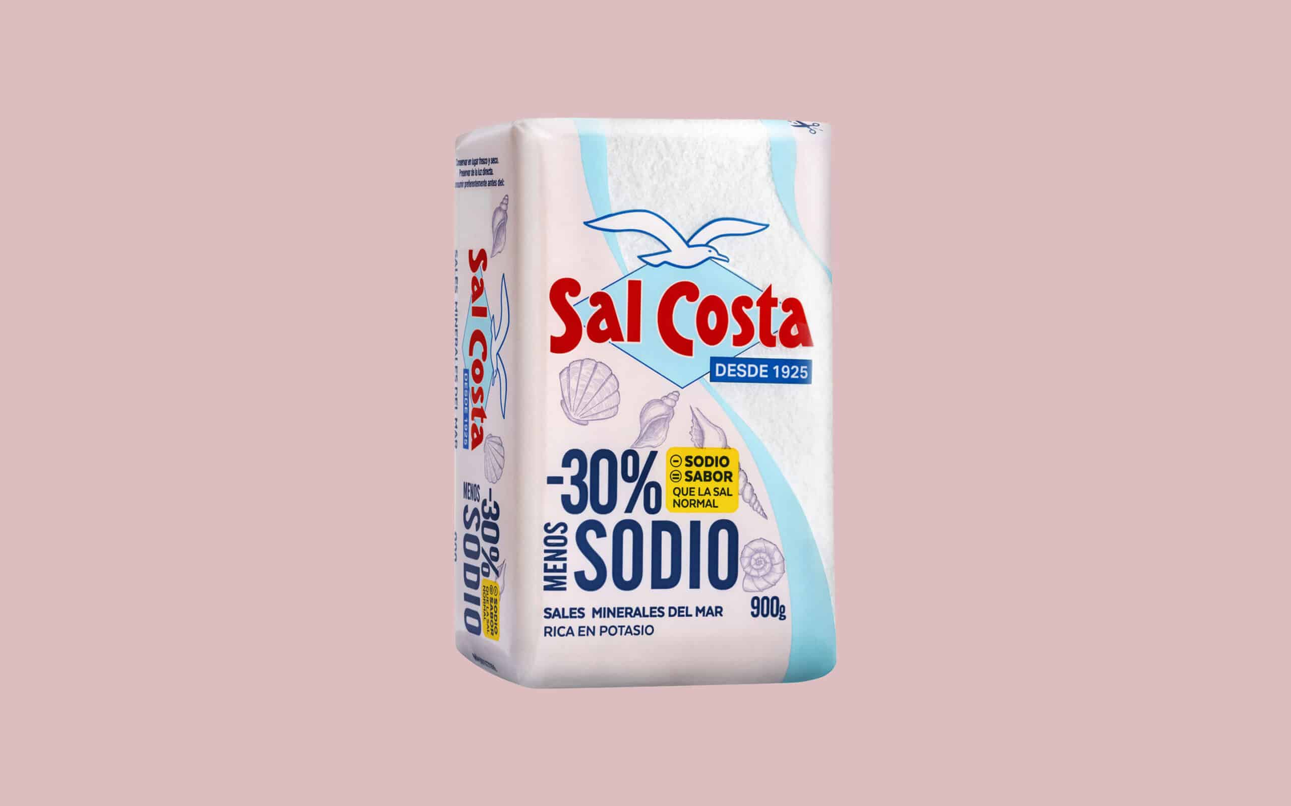 Packaging de Sal Costa diseñado por Mariona Agency