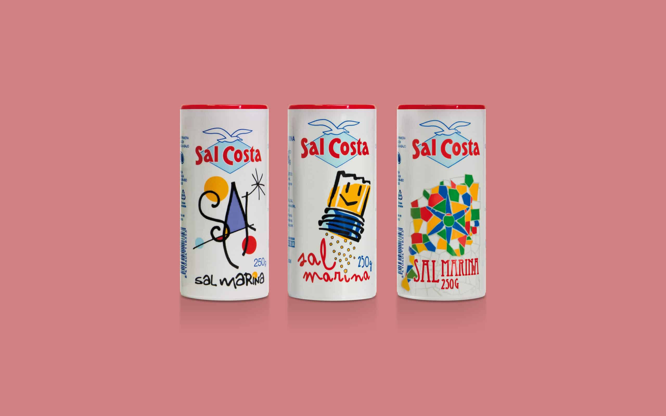 Packaging de la marca Sal Costa diseñado por Mariona Agency