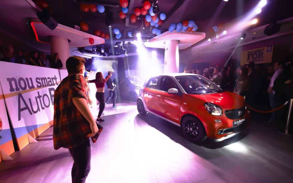 Presentación del smart fortwo para el concesionario AutoBeltran