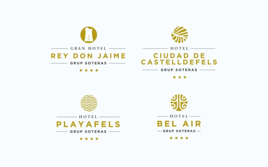 Logotipo del centenario de Grup Soteras diseñado por Mariona Agency