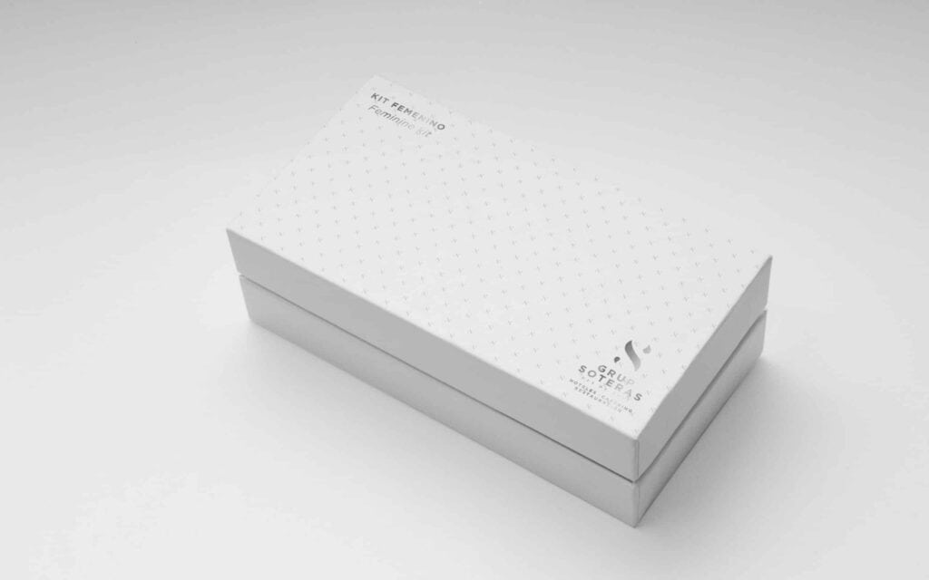 Soportes de comunicación de Grup Soteras diseñados por Mariona Agency