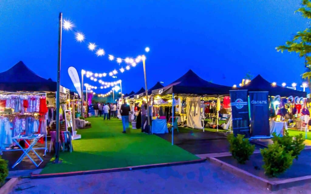 Fin de semana del Summer Market en Augusta Padel, evento Mariona Agency
