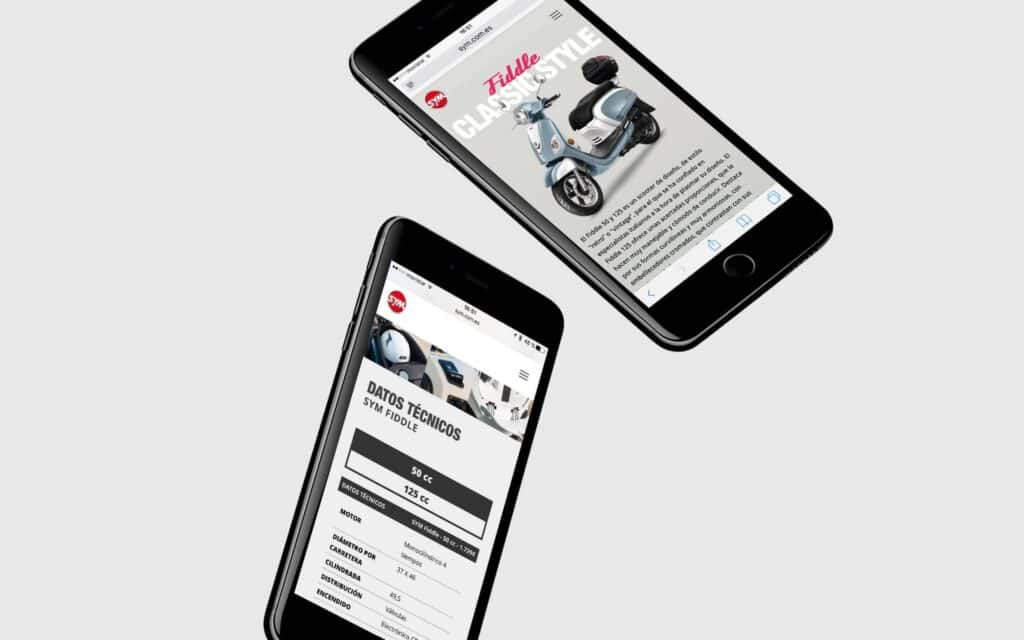 Gama de motocicletas SYM presentada por Mariona Agency